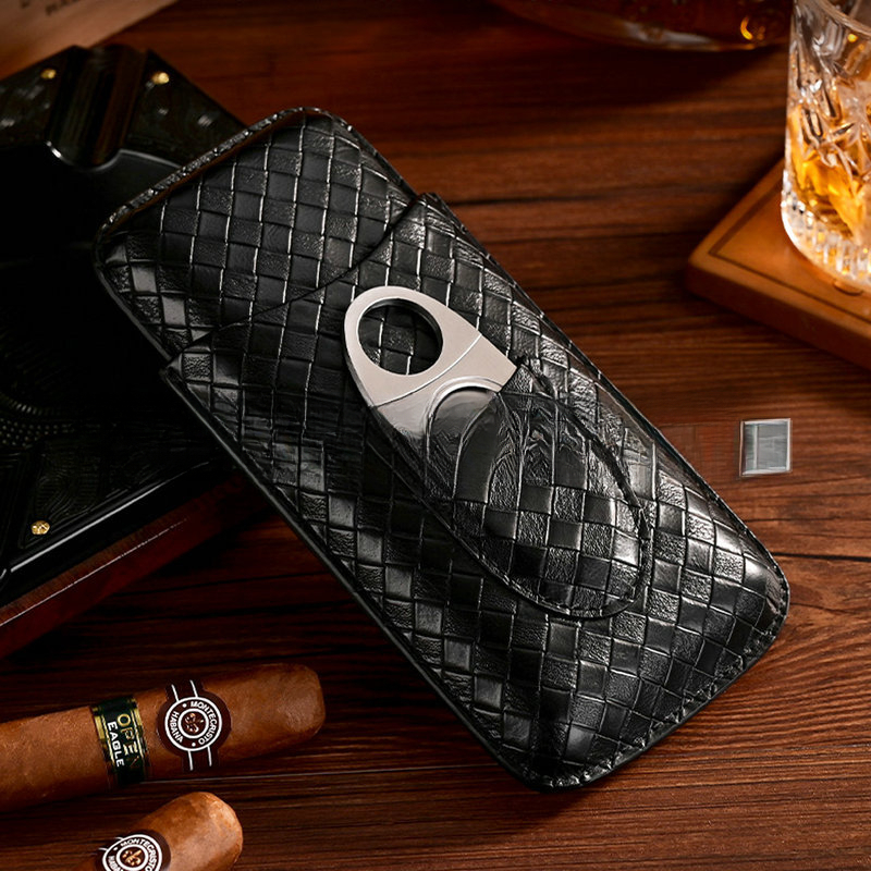 Cigar Cutter Set - مجموعة هدايا من 3 قطع من