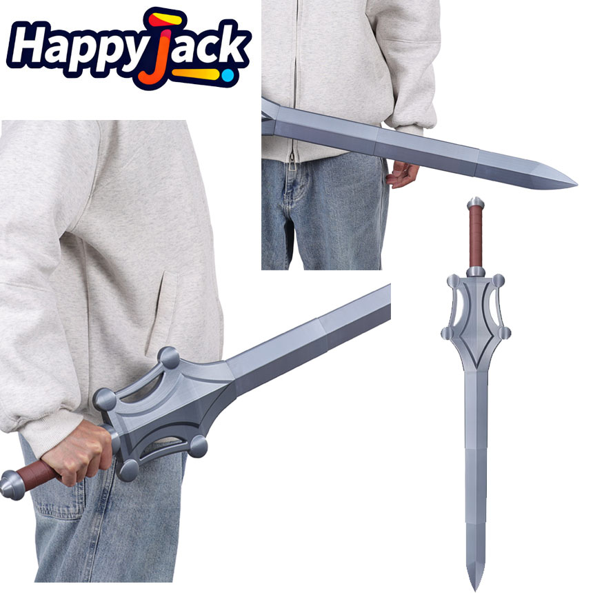 Men Accessories In Silver - سكين بلاستيكية فضية للتنكر من فانتاسيا