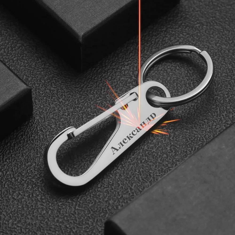Men Accessories In Silver - 304 الفولاذ المقاوم للصدأ كيرينغ شخصية