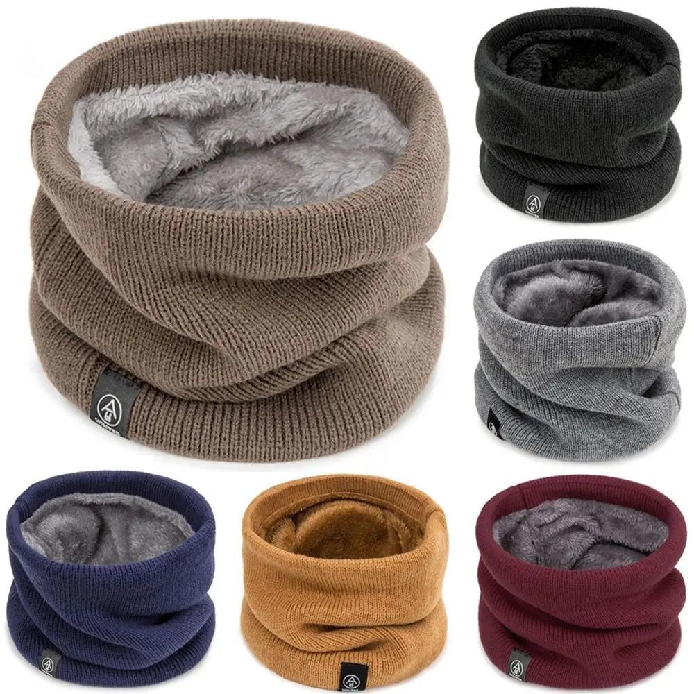 Men Accessories For Neck - أزياء المرأة وشاح محبوك الصلبة الكشمير