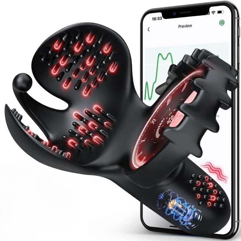 Men Accessories App - APP التحكم رجل حلقة القضيب هزاز