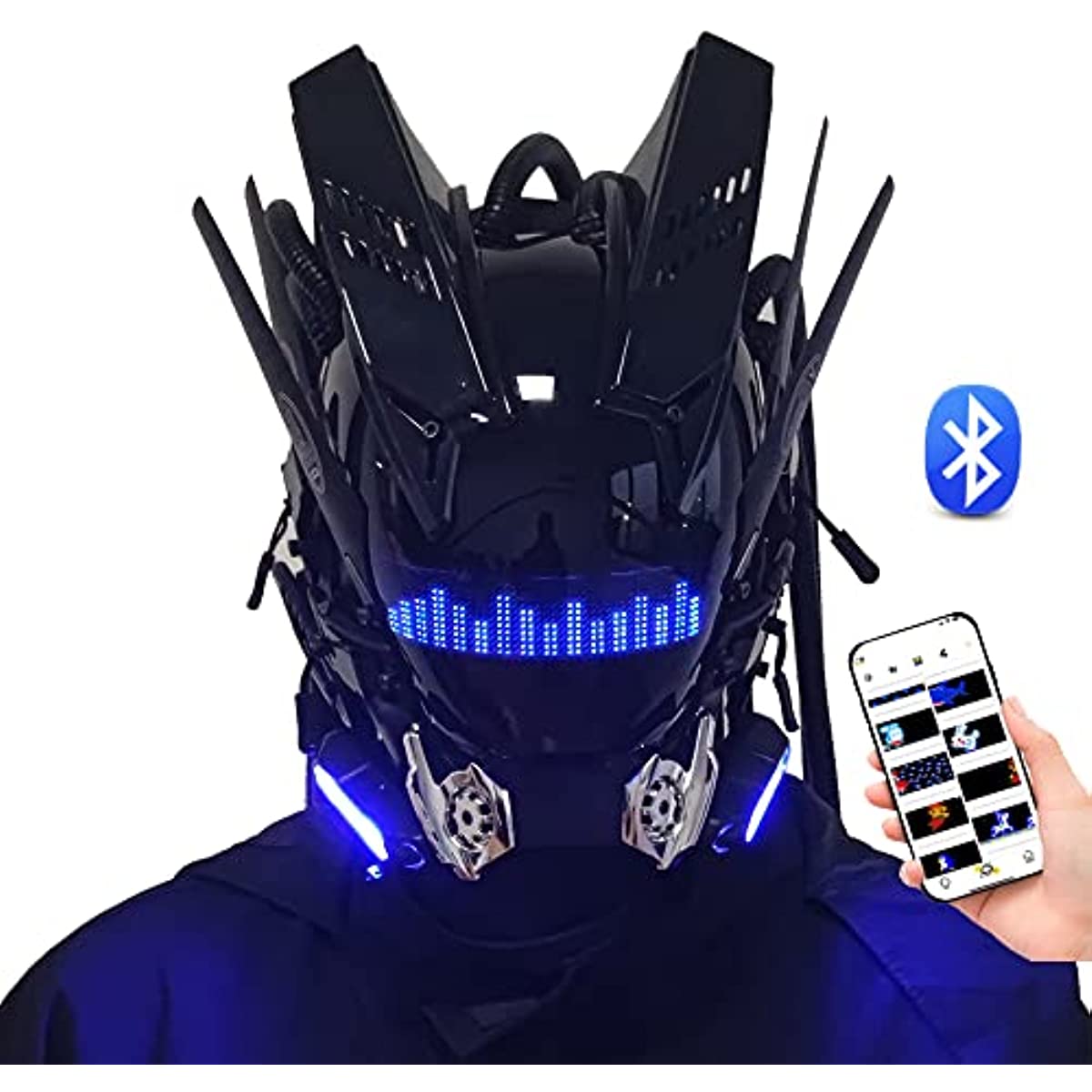 قناع سايبربانك للرجال، قناع كو - مراجعة Men Accessories App وسعره