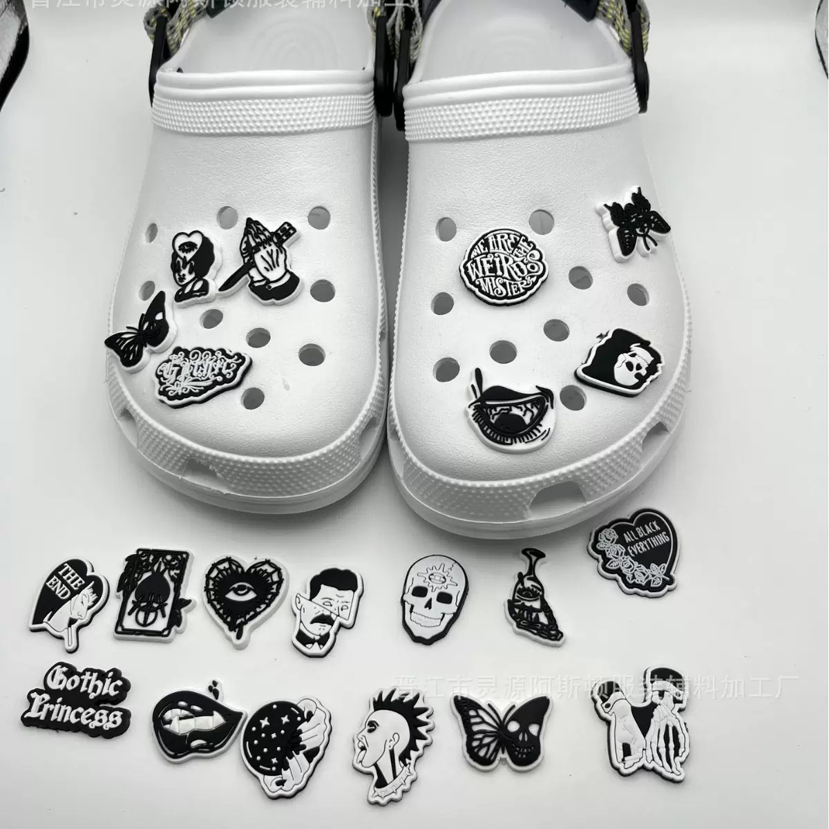 23 قطعة من زينة الأحذية المرعب - مراجعة Men'S Accessories Crocs وسعره