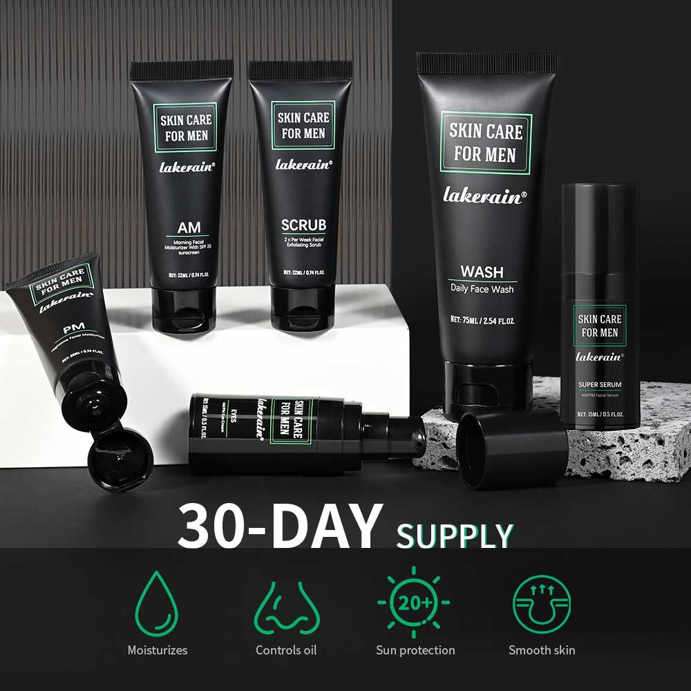 Lakerain العناية بالبشرة للرجا - مراجعة Men Accessories Kit وسعره