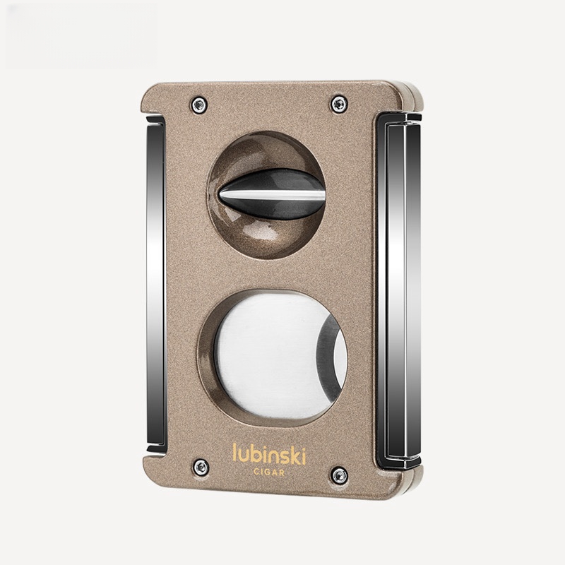 LUBINSKI-سكين سيجار مزدوج الاس - مراجعة Cigar Cutter Set وسعره